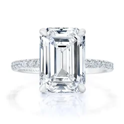 Emerald Allegra Lab Grown Engagement Ring