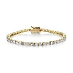 Emerald Lab Grown Diamond Tennis Bracelet