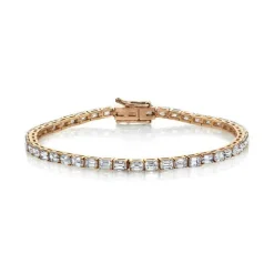 Emerald Lab Grown Diamond Tennis Bracelet