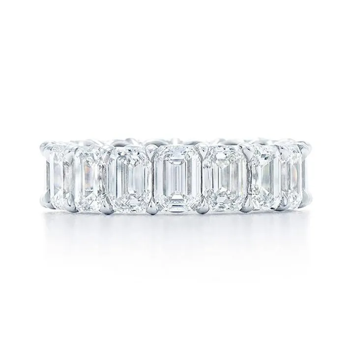 Emerald Wedding Band