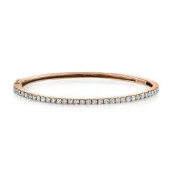Emilia Half Diamond Bangle
