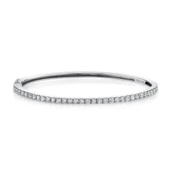 Emilia Half Diamond Bangle