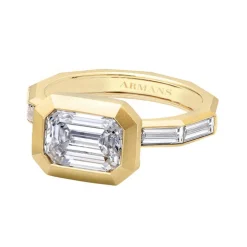 Emmaline Emerald Engagement Ring