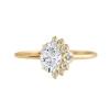 Enchanted Petal Diamond Engagement Ring