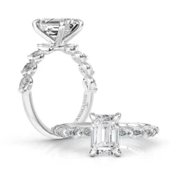 Esmeralda Lab Grown Engagement Ring