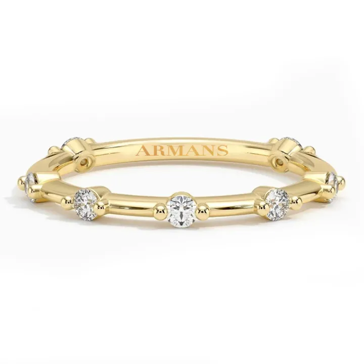 Evelyn Diamond Wedding Band