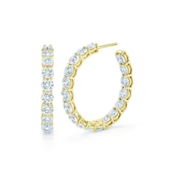 Evie Diamond Hoops