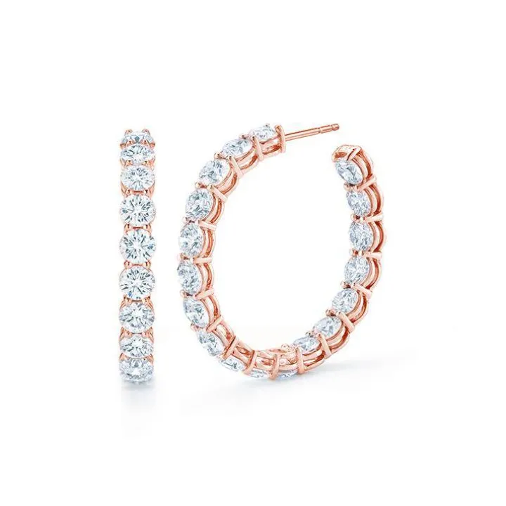 Evie Diamond Hoops