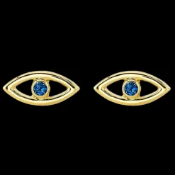 Evil Eye Bezel Studs