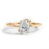 Fire Fly Diamond Engagement Ring