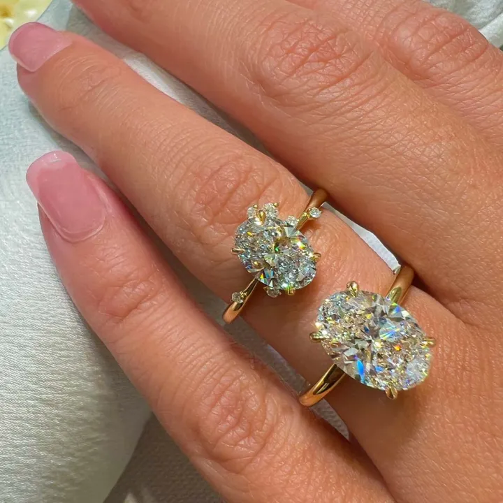 Fire Fly Diamond Engagement Ring