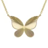 Fluted Butterfly Necklace
