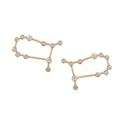 Gemini Diamond Constellation Studs