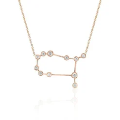 Gemini Diamond Constellation Necklace