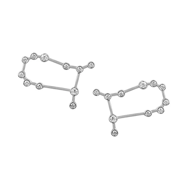 Gemini Diamond Constellation Studs