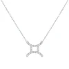 Gemini Diamond Zodiac Necklace