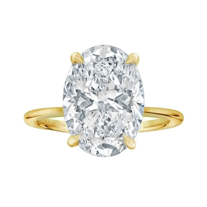 Golden Eternity Diamond Engagement Ring