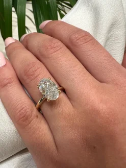 Golden Eternity Diamond Engagement Ring
