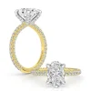 Golden Ice Engagement Ring