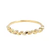 Golden Leaf Vine Diamond Band