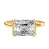 Half Bezel Anastasia Engagement Ring