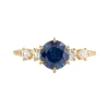 Heavenly Blue Sapphire Diamond Ring