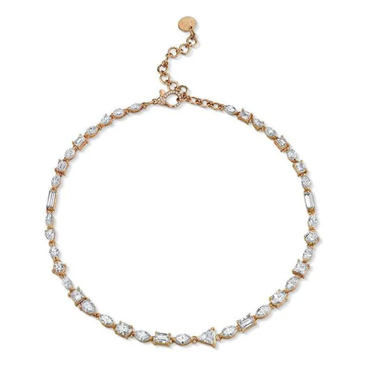 Hybrid Diamond Tennis Necklace