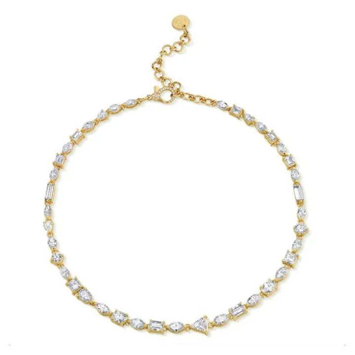 Hybrid Diamond Tennis Necklace