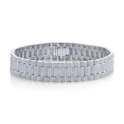 Iced Out Diamond Jubilee Bracelet