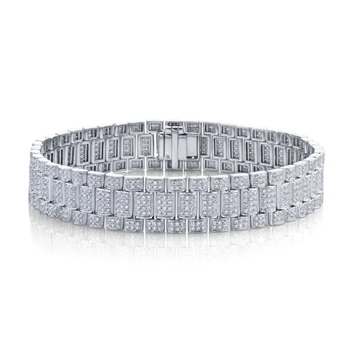 Iced Out Diamond Jubilee Bracelet