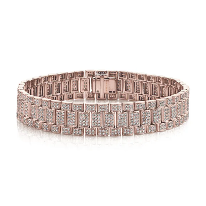 Iced Out Diamond Jubilee Bracelet