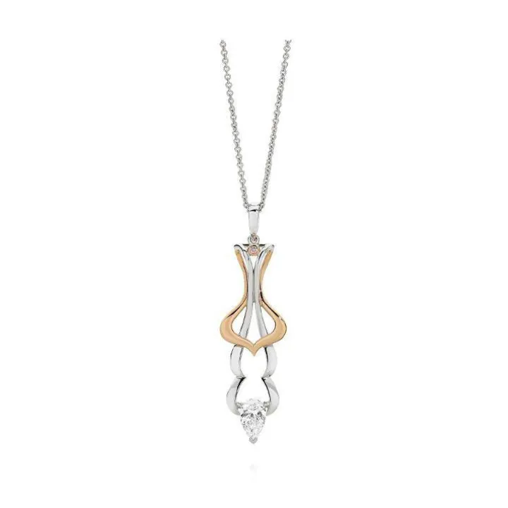 Imperial Rose Diamond Necklace