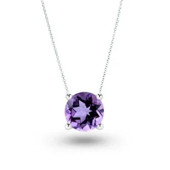 Infinite Round Gemstone Necklace