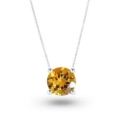 Infinite Round Gemstone Necklace
