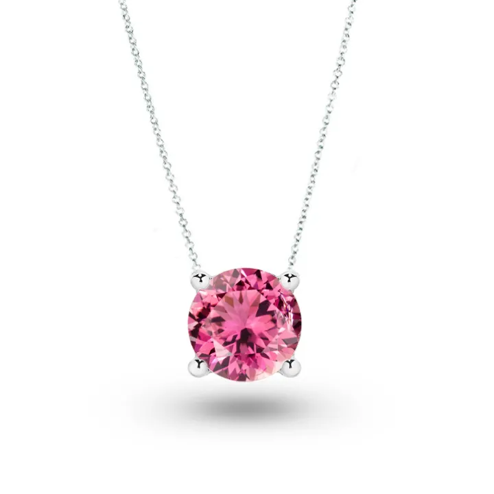 Infinite Round Gemstone Necklace
