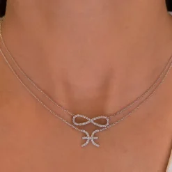 Infinity Diamond Necklace
