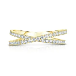Intertwined Diamond Band