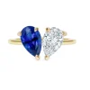 Isla Two Stone Lab Grown Engagement Ring
