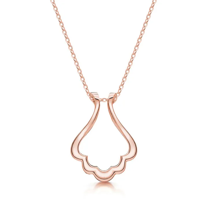 Keepsake Scallop Ring Holder Necklace
