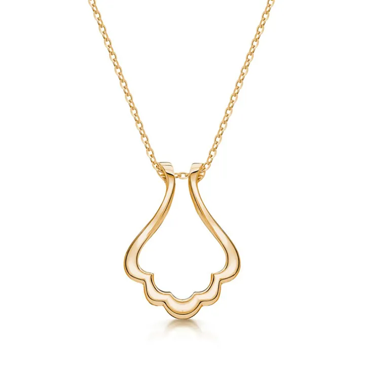 Keepsake Scallop Ring Holder Necklace