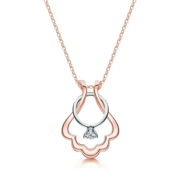 Keepsake Scallop Ring Holder Necklace
