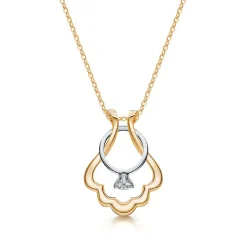 Keepsake Scallop Ring Holder Necklace