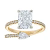 Kendall Two Stone Spiral Ring