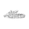 Knife Edge Round Engagement Ring