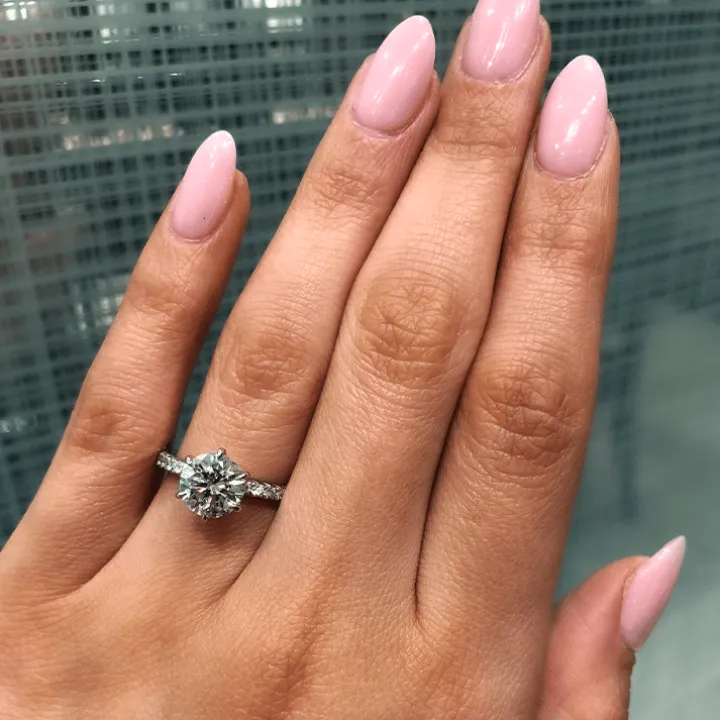 Kristalle Lab Grown Engagement Ring