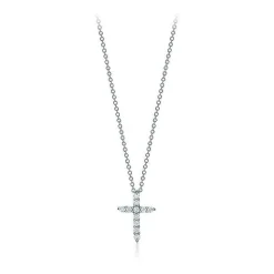 Lab Grown Diamond Cross Necklace