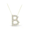 Lab Grown Diamond Initial Pendant