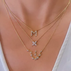 Lab Grown Diamond Initial Pendant