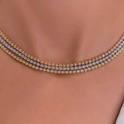 Lab Grown Diamond Tennis Necklace