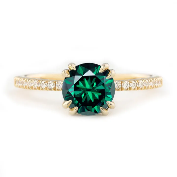 Lana Green Emerald Engagement Ring